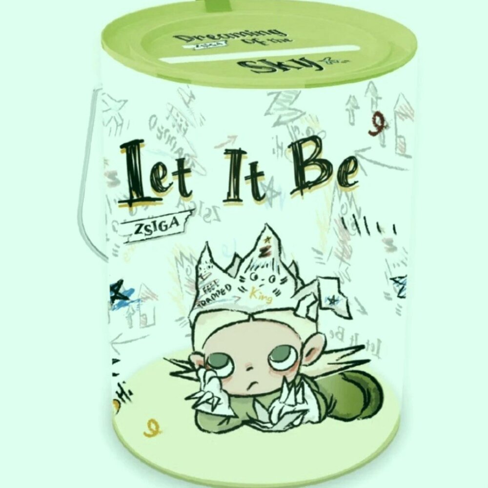 POP MART Zsiga Let It Be Series Storage Jar GWP Exclusive NWT Sealed
